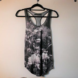 All Saints Floral Sleeveless Top